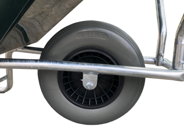 Tilt 160 liter kruiwagen 1 wiel foam