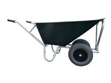 Tilt Kruiwagen 160 liter dubbel wiel (TP-1602-FW)